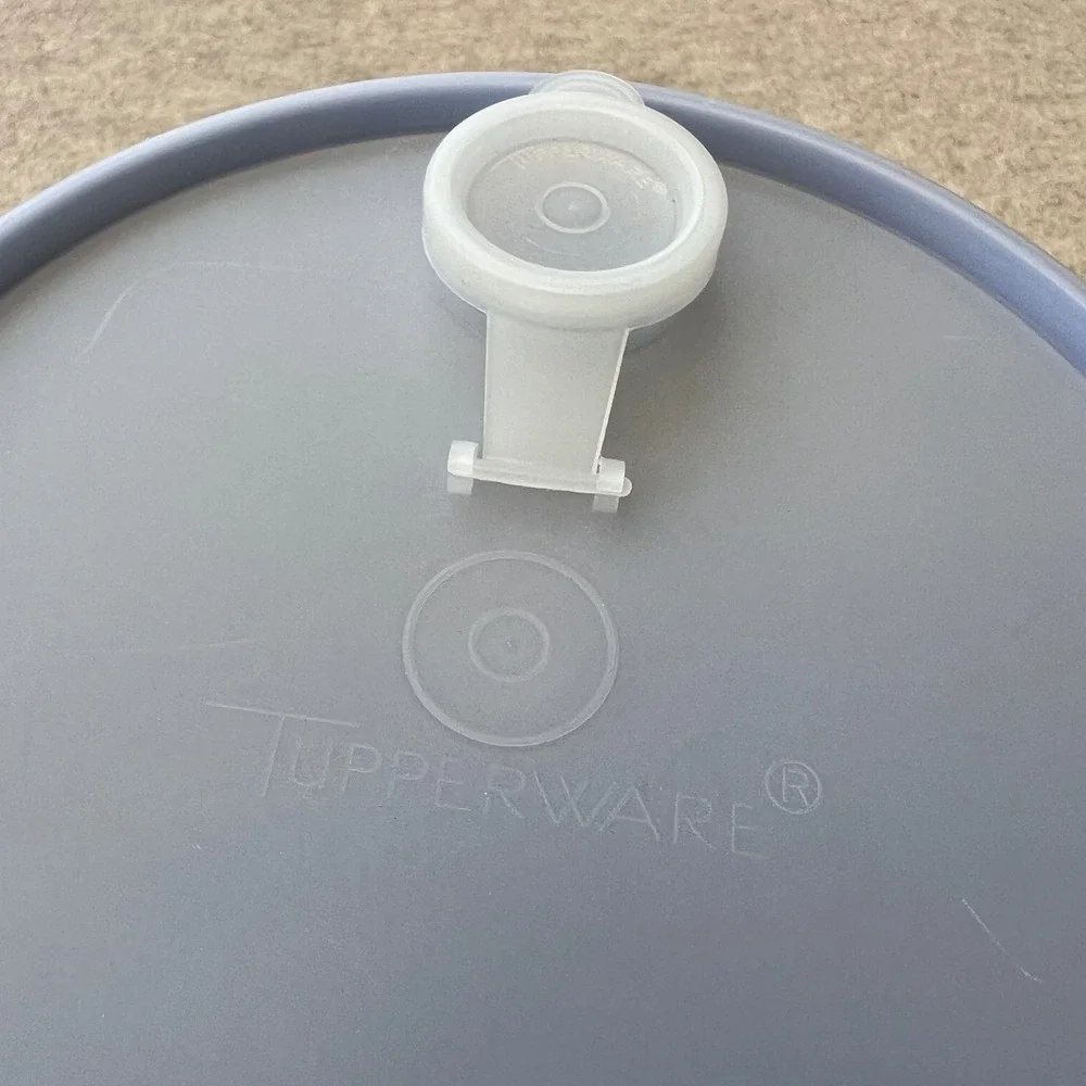 Tupperware Jumbo Canister 20 Cup 5 Qt Round 254-9 Flip Top Pour Spout